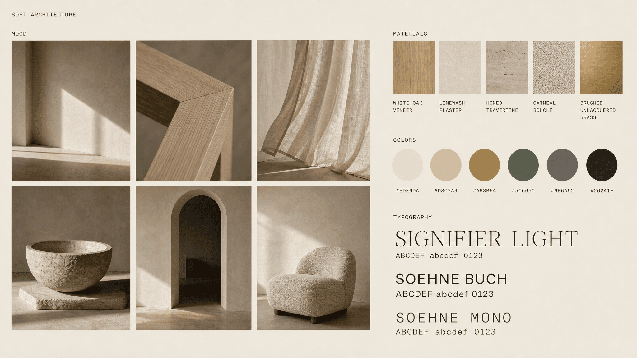 interior design mood board